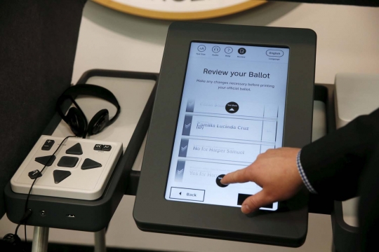 Canggihnya mesin voting baru pemilu Amerika Serikat