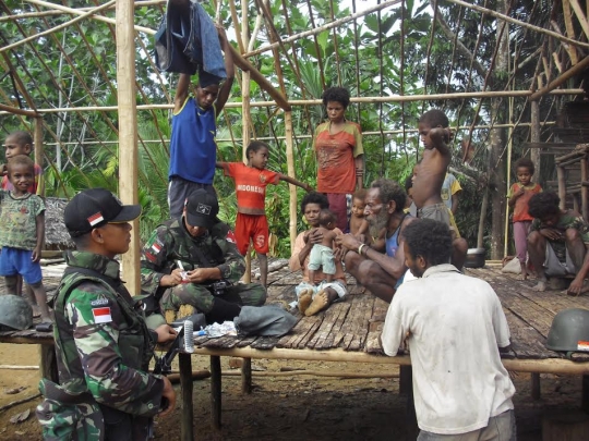 Patroli perbatasan, ini rintangan berat yang dilalui TNI di Papua