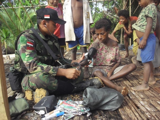 Patroli perbatasan, ini rintangan berat yang dilalui TNI di Papua