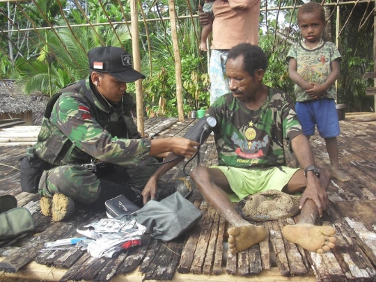 Patroli perbatasan, ini rintangan berat yang dilalui TNI di Papua