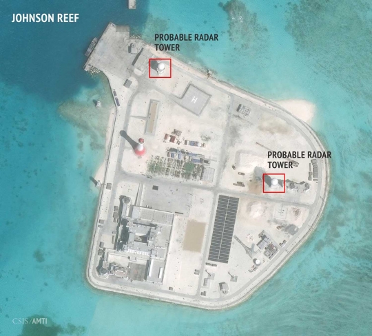 Melihat lebih dekat radar-radar China yang dibangun di laut sengketa