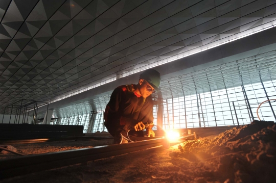 Melihat perkembangan terakhir Terminal 3 Bandara Soekarno-Hatta