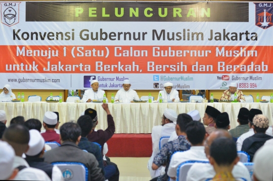 Habib M Rizieq luncurkan Konvensi Calon Gubernur Muslim DKI Jakarta