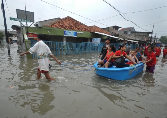 Banjir satu meter rendam Rawa Buaya