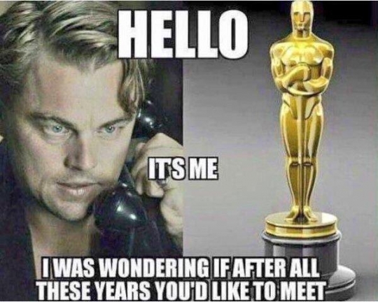 Meme kocak Leonardo DiCaprio akhirnya menang Oscar kuasai internet