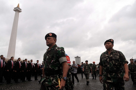 Panglima TNI tinjau kesiapan pasukan pengamanan KTT OKI