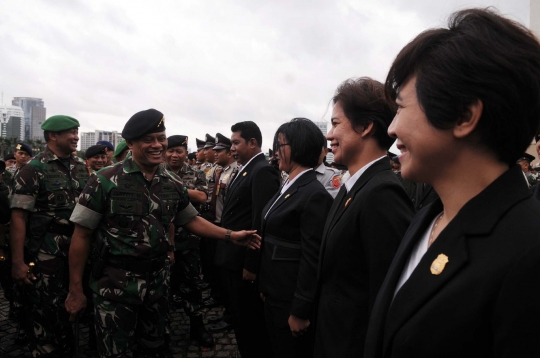 Panglima TNI tinjau kesiapan pasukan pengamanan KTT OKI