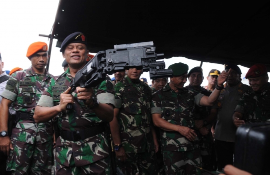 Panglima TNI tinjau kesiapan pasukan pengamanan KTT OKI