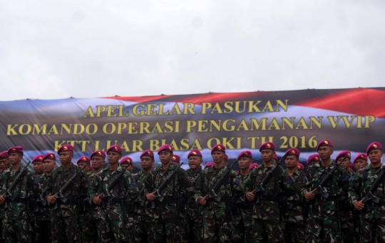 Panglima TNI tinjau kesiapan pasukan pengamanan KTT OKI