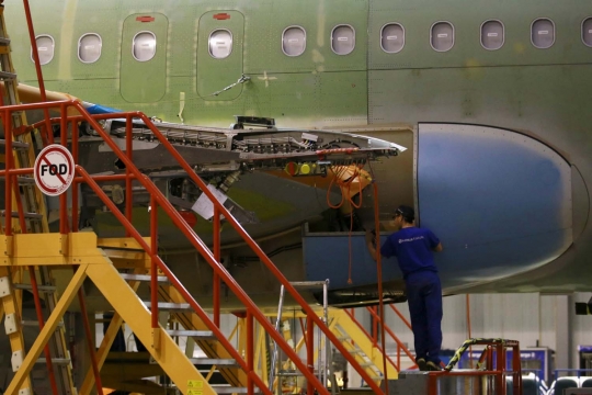 Intip perakitan Airbus A320 Family di China