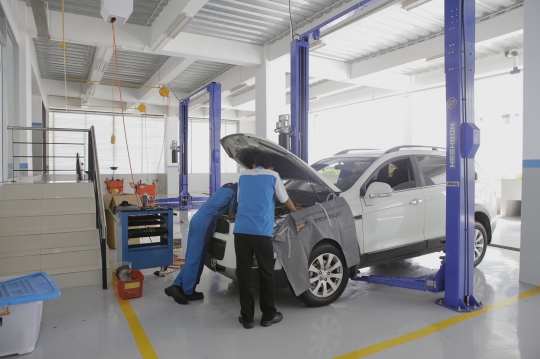Melihat 'jeroan' dealer baru Chevrolet di Bintaro