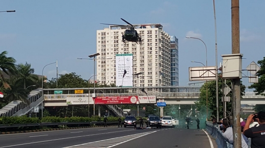 Aksi TNI-Polri amankan konvoi delegasi KTT OKI dari serangan teroris