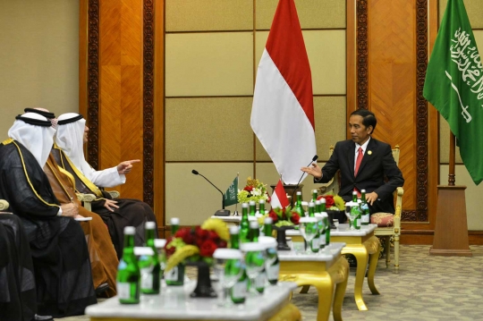 Pertemuan bilateral RI-Arab Saudi, Jokowi bahas soal kuota haji