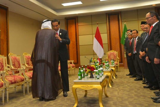 Pertemuan bilateral RI-Arab Saudi, Jokowi bahas soal kuota haji