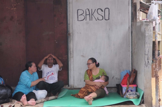 Parahnya banjir kiriman Bogor rendam kawasan Kalibata