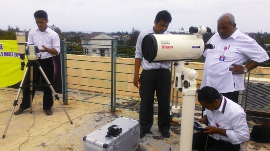 Intip kesiapan lokasi pemantau Gerhana Matahari Total di Aceh