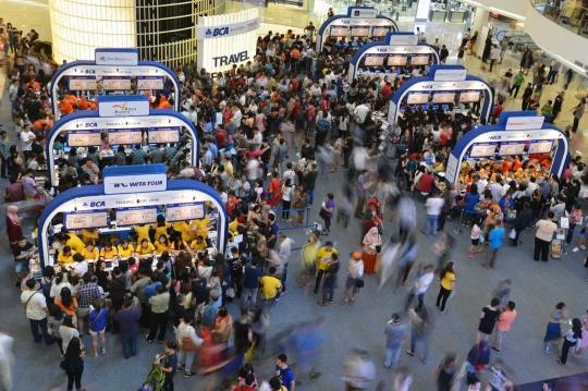 Pengunjung banjiri Travel Fair di Senayan