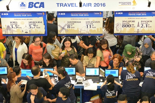 Pengunjung banjiri Travel Fair di Senayan