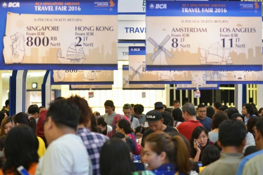 Pengunjung banjiri Travel Fair di Senayan