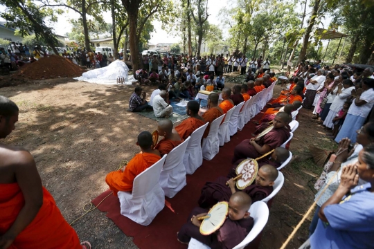 Pemakaman gajah di Sri Lanka ini diwarnai isak tangis