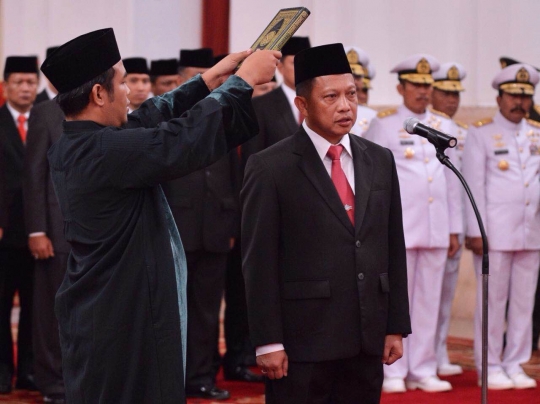 Presiden Jokowi lantik Tito Karnavian sebagai Kepala BNPT