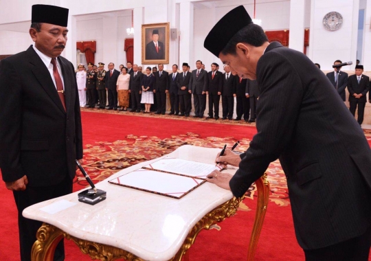 Presiden Jokowi lantik Tito Karnavian sebagai Kepala BNPT