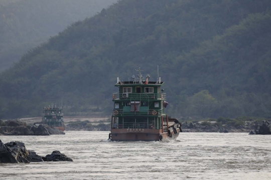 Melihat lebih dekat jalur narkoba Segitiga Emas di Sungai Mekong