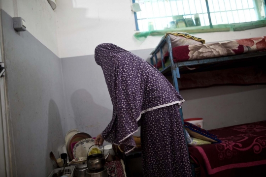 Mengintip kesibukan narapidana di lapas perempuan Jalur Gaza