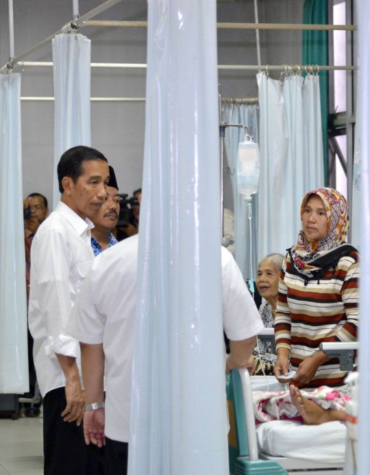 Presiden Jokowi sidak layanan BPJS di RSUD Sumedang