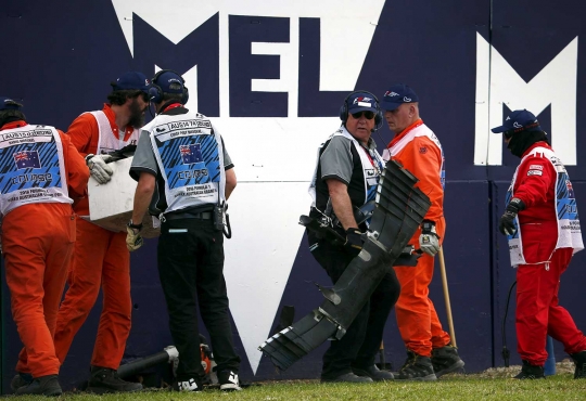 Insiden kecelakaan fatal hiasi seri perdana F1 2016 di Australia