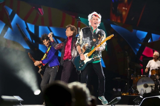 Aksi memukau The Rolling Stones gelar konser perdana di Kuba