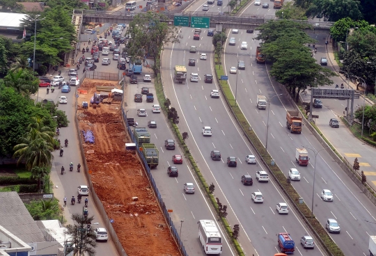 Proyek jalur layang MRT terkendala pembebasan lahan