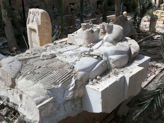 Berhasil rebut kembali kota kuno Palmyra, sejumlah artefak hancur