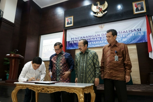 Pramono Anung canangkan Zona Integritas di lingkungan Setkab