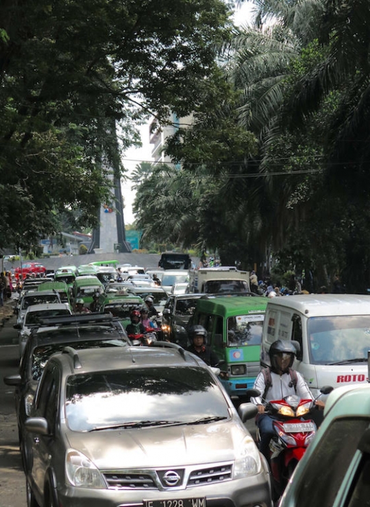 Begini suasana jalanan Bogor di hari pertama sistem satu arah