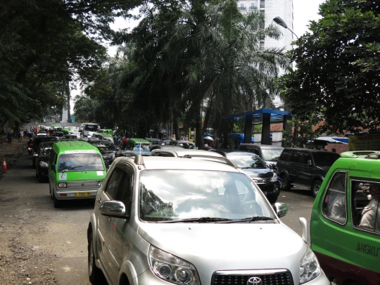 Begini suasana jalanan Bogor di hari pertama sistem satu arah