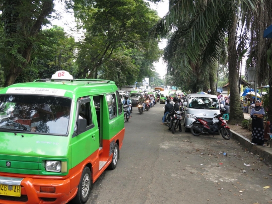 Begini suasana jalanan Bogor di hari pertama sistem satu arah