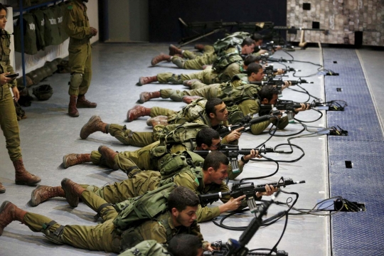 Intip tentara Israel latihan perang lawan Palestina lewat simulator