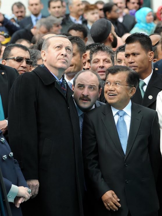 Presiden Turki dan Wapres JK resmikan Masjid Dua Menara di Amerika