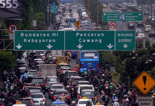 Uji coba penghapusan 3 in 1, Jakarta makin macet parah