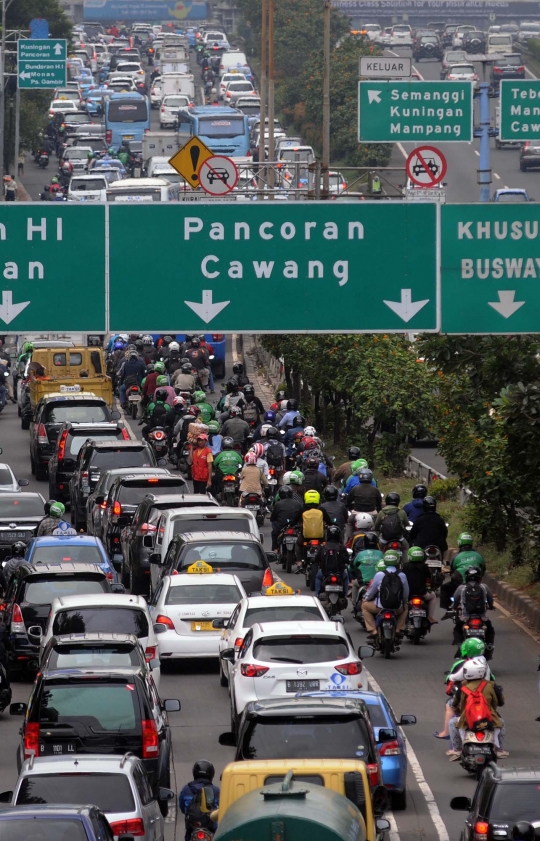 Uji coba penghapusan 3 in 1, Jakarta makin macet parah