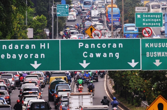 Uji coba penghapusan 3 in 1, Jakarta makin macet parah