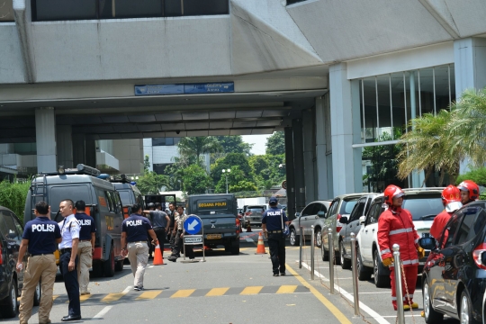 Tim Gegana sisir Gedung Pertamina pasca-teror kardus mencurigakan