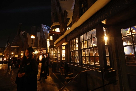 Kemeriahan kembang api warnai pembukaan dunia sihir Harry Potter