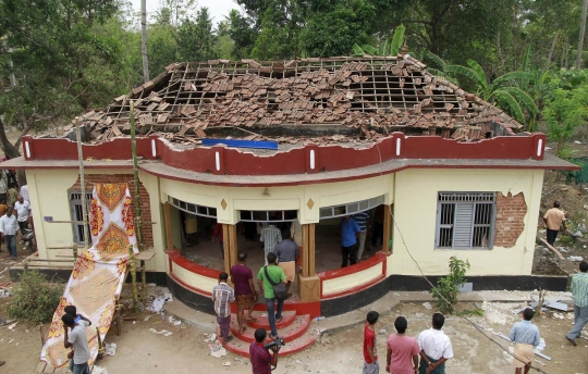 Ini lokasi ledakan kembang api di kuil India yang tewaskan 94 orang