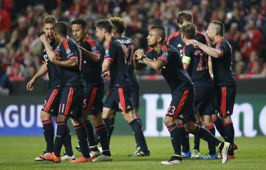 Imbangi Benfica, Bayern Munich lolos ke semifinal