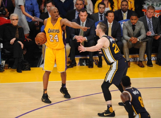 Tembakan maut Kobe Bryant di laga terakhir