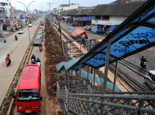 Lambatnya pembangunan jalan di Pamulang