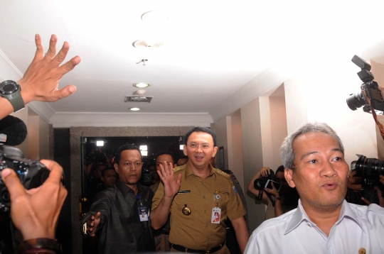 Ahok dan Menteri Siti sambangi kantor Menko Maritim