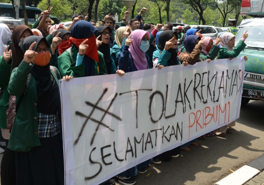 Mahasiswa se-Jabotabek-Banten tolak reklamasi Teluk Jakarta